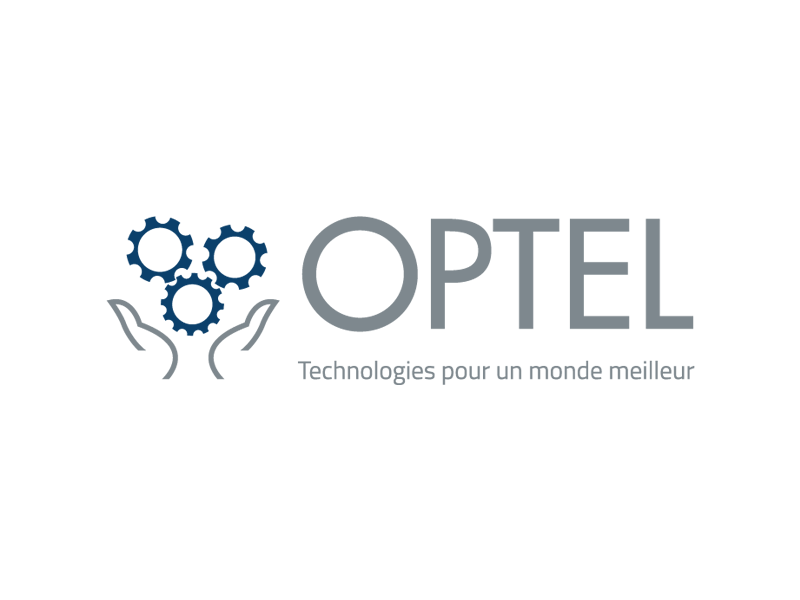 Logo Optel Technologies pour un monde meilleur