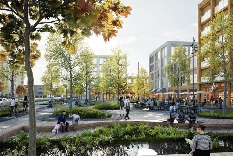 perspective visuelle des quartiers universitaires
