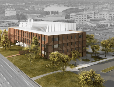 Extérieur de l'Institut nordique du Québec